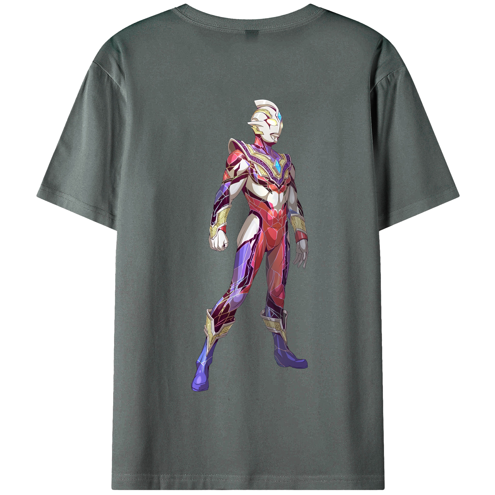 （画像用） ウルトラマン Ultraman 綿100％半袖Tシャツ（背面プリント）